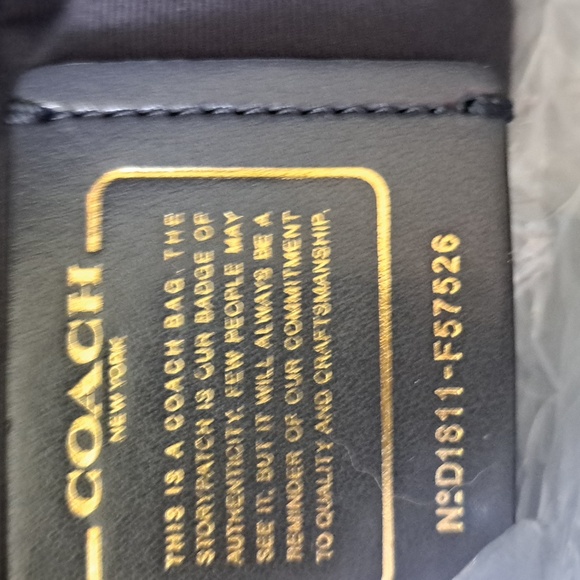 Coach Ava Navy Leather Shoulder/ Tote Excellent Condition - Picture 10 of 13